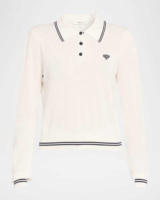 The Long-Sleeve Tennis Polo